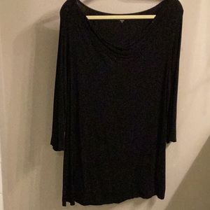 Eileen fisher draped neck tunic